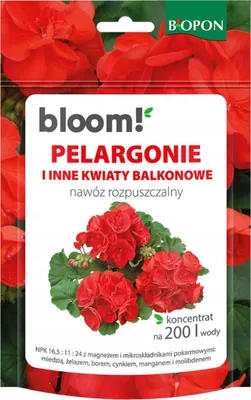 Produktbild von Löslicher Dünger für Geranien und andere Balkonblumen 200g