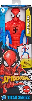 Produktbild von Hasbro Titan Spider-man Figur 30 Cm Rot Kinder Rot One Size