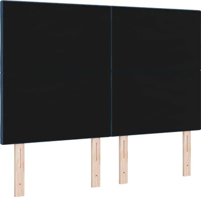 Obrázok produktu pre vidaXL Čelo postele so svetelnými LED pásikmi svetlo šedá 144 cm látka