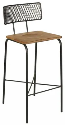 Image de Tabouret de bar Tabouret de bar chaise de bar chaise avec dossier métal