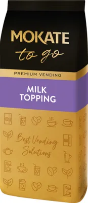Zdjęcie produktu dla Mokate To Go Dense Milk Topping - Mleko w Proszku do Kawy i Automatów Premium Vending Gastronomy 750g