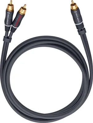 Obrázek produktu pro OEHLBACH BOOOM!, RCA, Samec, 2 x RCA, Samec, 5 m, Antracit