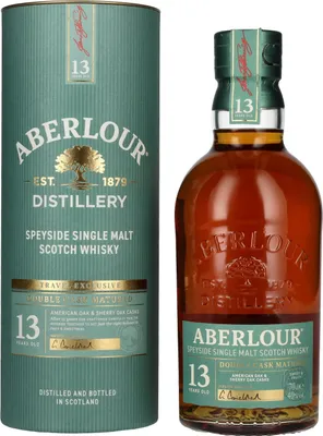 Produktbild von Aberlour 13 Years Old DOUBLE CASK MATURED Travel Exclusive Speyside Single Malt 40% Vol. 0,7l in Geschenkbox