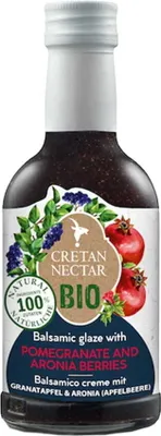 Produktbild von -Balsamico-Creme mit Granatapfel und Apfelbeere 250ml KRETANISCHER NEKTAR