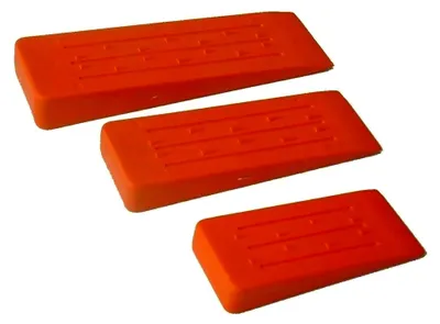 Produktbild von 3er Set Kunststoffkeile in den Größen 14, 19 und 23 cm
