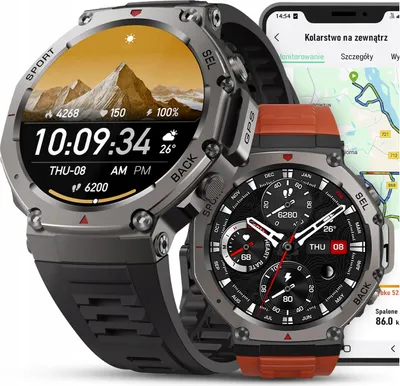 Produktbild von Smartwatch DM58 - Schwarz