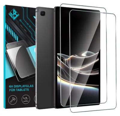 Produktbild von 2x 9H Tablet Schutzglas für Samsung Galaxy Tab S6 Lite 10.4 Zoll 2022 Displayglas Displayschutz