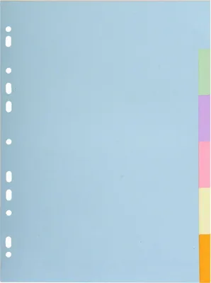 Obrázok produktu pre Exacompta 1606E, Viacfarebný, Lepenka, Papája, A4, 225 mm, 297 mm, 0,3 mm