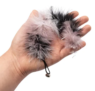 Produktbild von Spielanhänger für Katzenangel · Katzenangel-Aufsatz · Feder · schwarz