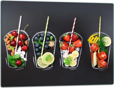 Obrázek produktu pro Skleněná deska na krájení Skleněná krycí deska varné desky univerzální 52x40 cm černá