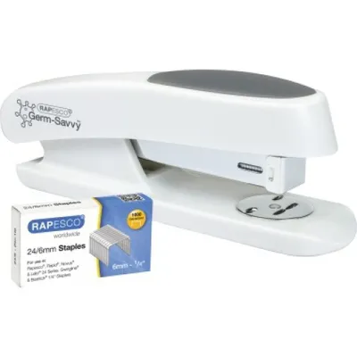 Produktbild von RAPESCO Heftgerät ECO Sting Ray 1483 20Blatt weiß +Heftklammern