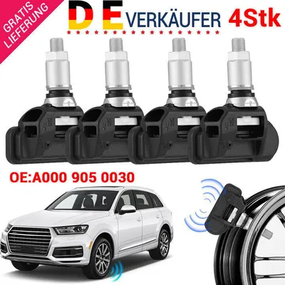 Produktbild von 4x Reifendrucksensor RDKS TPMS für Mercedes-Benz W205 W222 W253 W176 A0009050030