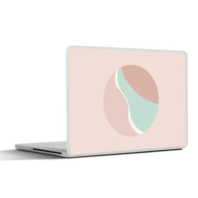 Produktbild von MuchoWow® Laptop Aufkleber Sticker Cover Sommer - Strand - Pastell 30x22 cm - Laptop-Sticker