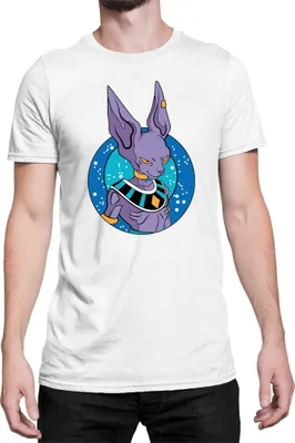 Immagine prodotto di Maglietta da uomo Dragon Anime Manga Ball Z Beerus 01, Man M , Blanc