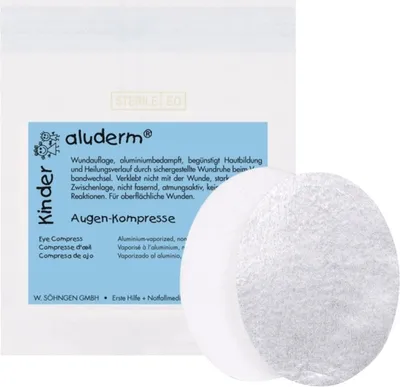 Produktbild von Augenkompresse aluderm Kinder DuOcul