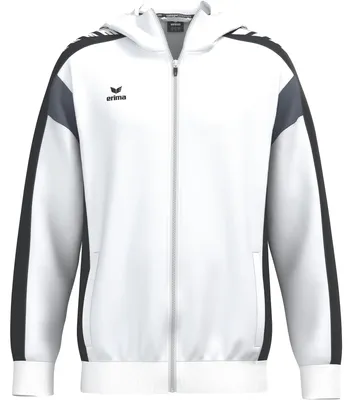Produktbild von Erima Celebrate 125 Trainingsjacke mit Kapuze Weiß/Schwarz - 4XL