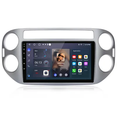 Image de Autoradio Android 15 pour VW Tiguan 1 (NF) (2007–2016) – Plug & Play, 4 Go + 64 Go, CarPlay sans fil & Android Auto, GPS, DSP, Bluetooth 5.0
