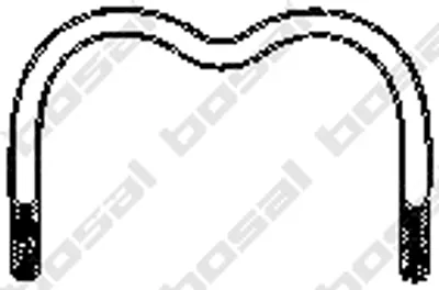 Produktbild von Bosal Halter, Abgasanlage Vorschalldämpfer 251-087