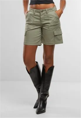 Immagine prodotto di Urban Classics - Pantaloncini da donna in cotone paleolive - 30