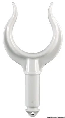 Image de Jarnfordlings Pole de gouvernail Delrin 45x38 mm , 1 pièce