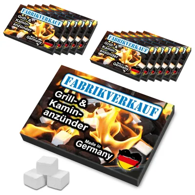 Imagen del producto de Set de 12 encendedores blancos para barbacoa y chimenea