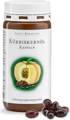 Produktbild von Sanct Bernhard Kürbiskernöl-Kapseln - 150 Kapseln