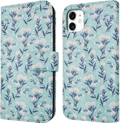 Immagine prodotto di Custodia pieghevole imoshion Design per iPhone 11 - Blue Flowers