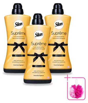 Produktbild von 3 x Silan Suprême Glamour Weichspüler - 1,2 l - Sparpackung - 3 Stücke