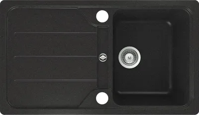 Produktbild von Schock Formhaus D-100 A Onyx - FOMD100AGON+ 2 Hahnlöcher Granitspüle