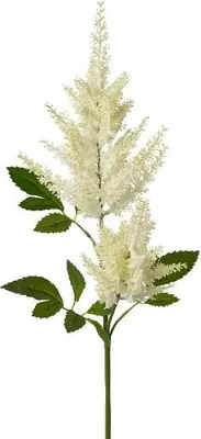Produktbild von artplants.de Künstlicher Zweig Astilbe GORVEL, weiß, 85cm - Deko Astilbenzweig