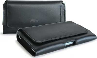 Produktbild von LURESKO Freya M Lederholster Handyhülle Schwarz