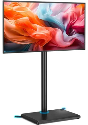 Produktbild von TV-Ständer Bodenständer Fernsehständer - Höhenverstellbar - Drehbar - Für 32 bis 55 Zoll - Bis 40 kg