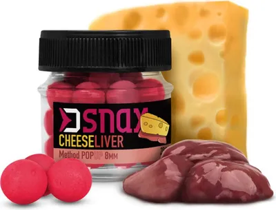 Immagine prodotto di DELPHIN D SNAX POP esca, fegato di formaggio, rosa, 101003528