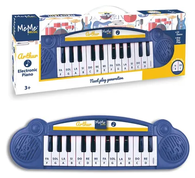 Zdjęcie produktu dla MeMe Arthur, Instrument muzyczny zabawka, Pianino, 3 lat(a), Niebieski