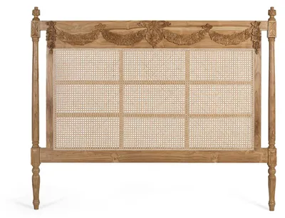 Immagine prodotto di Testiera Bellecour in teak massiccio, 146 cm x 174 cm x 6 cm Giner y Colomer