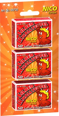 Produktbild von Nico Europe Knallteufel, 3er Karte Klasse 2