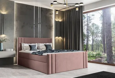 Produktbild von Boxspringbett CELESTA – 180x200, Rosa + GRATIS Topper