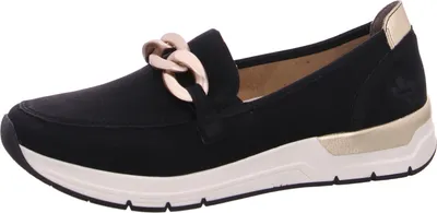 Produktbild von Rieker Damen Slipper Sneaker sportlich Kette 58944, Größe:39 EU, Farbe:Schwarz