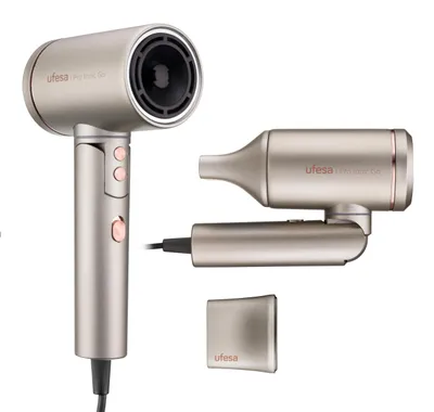 Produktbild von Ufesa Pro Ionic Go – Professioneller Haartrockner mit Digitalmotor 105.000 U/min