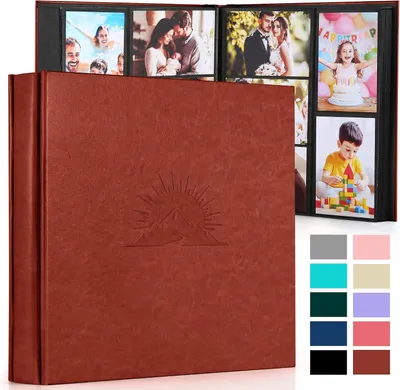 Productafbeelding van Fotoalbum 10x15 cm, 600 foto's, kunstleer, voor reizen