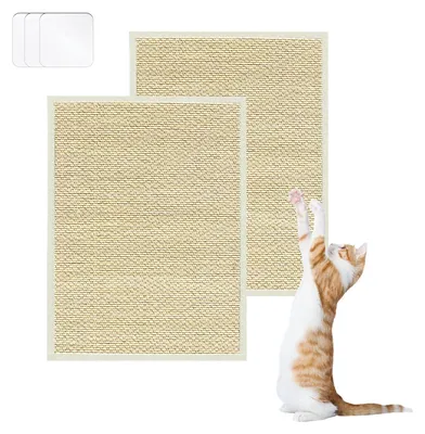 Image de Solidchoice - Griffoirs pour chats - Lot de 2 tapis griffoirs autocollants pour chats