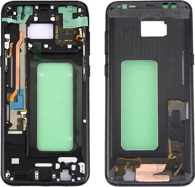 Immagine prodotto di Custodia in vetro per fotocamera con cornice centrale per Samsung Galaxy S8 Plus G955F nero