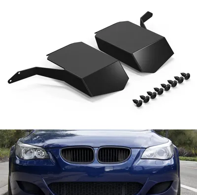 Zdjęcie produktu dla Wloty powietrza do silnika - BMW E60 E61 M5 - 1 para - Aluminium - Czarny - 2007–2010