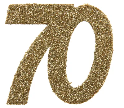Produktbild von 6 Glitter-Konfetti Streudeko 70 gold