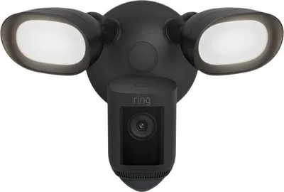Produktbild von Ring Floodlight Cam Wired Pro, IP-Sicherheitskamera, Draußen, Kabellos, 2000 lm, 3000 K, Decke/Wand