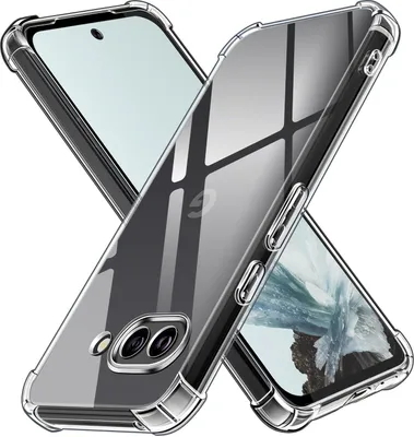 Image de Coque de protection en silicone et TPU antichoc pour Google Pixel 9a, transparente