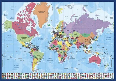 Zdjęcie produktu dla Mapa świata Vade escolar