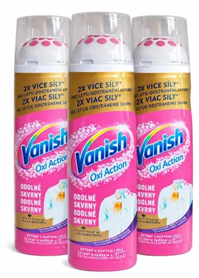 Zdjęcie produktu dla Vanish Power Skoncentrowany Odplamiacz w Żelu 200 ml - 3 sztuki