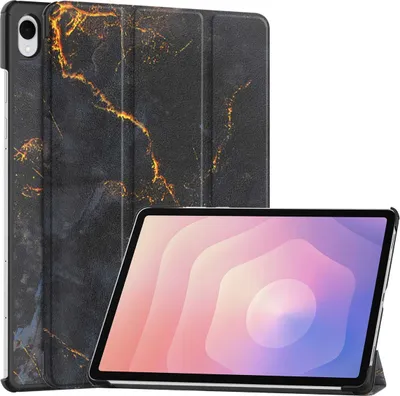 Productafbeelding van imoshion Design Trifold Bookcase voor de Samsung Galaxy Tab S11 - Black Marble