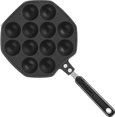 Immagine prodotto di Padella profonda in alluminio con rivestimento antiaderente, 12 cm.